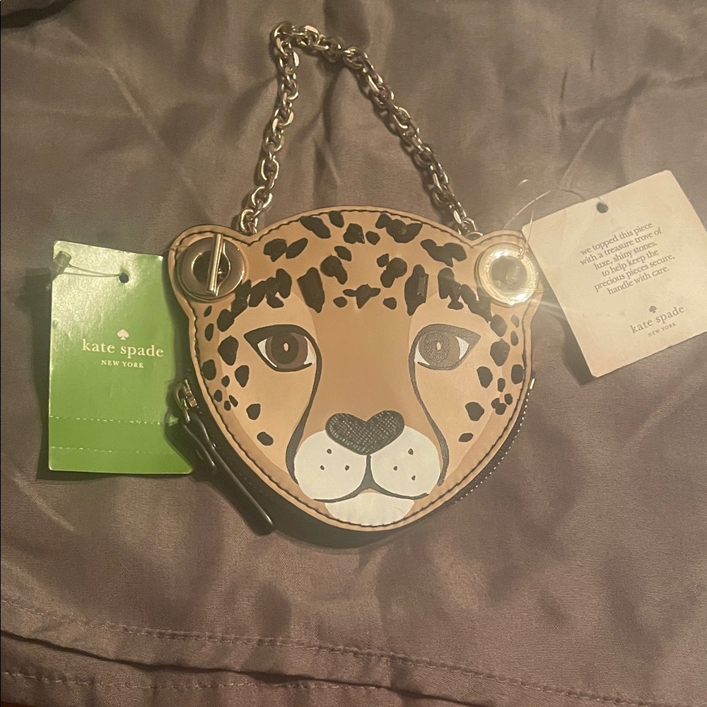 Kate Spade Cheetah Face Mini Bag